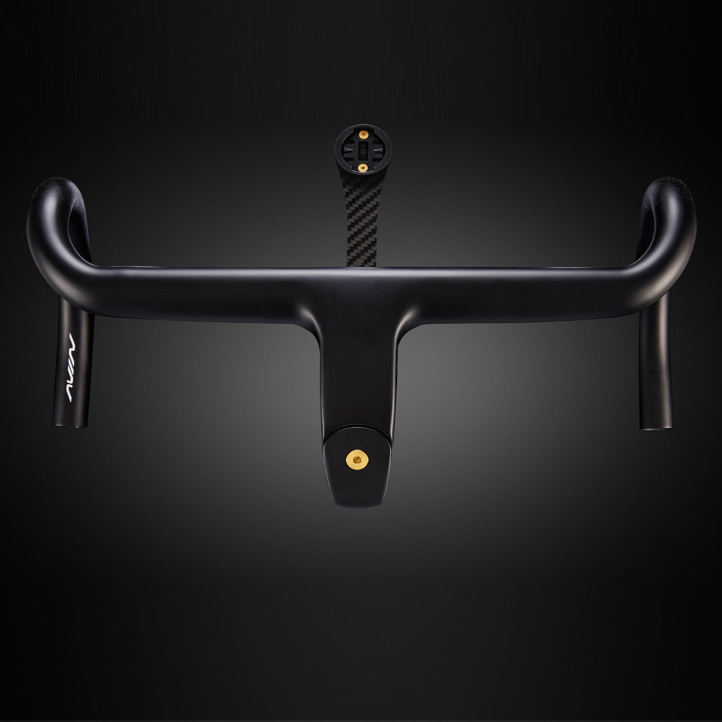 Integrated Handlebars Out Front Mount Compatible with Garmin and Bryton Bike Computer, Carbon Fiber Road Bike Mount Compatible with Action Camera