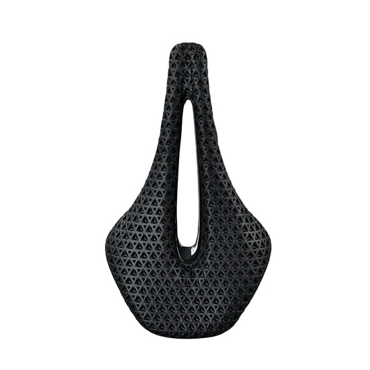 Road Bike Saddle, Carbon 3D Printed Beehive Structure Wear Resistant Ergonomic Design Bike Seat, Ultra-Light Hollow Comfortable Road Bike